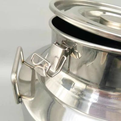 50 litrów Puszka na herbatę ze stali nierdzewnej Puszki na mleko jadalne z orzeszkami ziemnymi z zamkniętą pokrywką