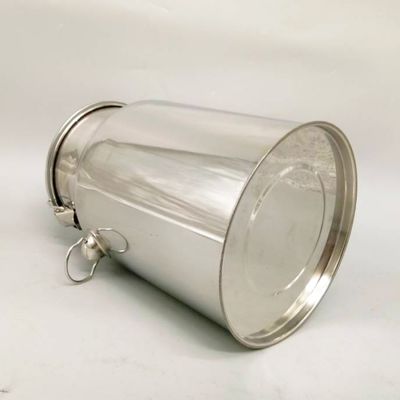 Bardzo gruba puszka na mleko ze stali nierdzewnej o grubości 0,8 mm, mała, szczelna pamięć o pojemności 8 l